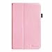Fintie Premium PU Leather Cover for 10.1 Inch Tablet Inclu. iRULU eXpro X1s / X1 Plus 10.1, Dragon Touch A1 / A1X Plus 2016 Edition, ValuePad VP112 (Check Compatible List Below), Pink