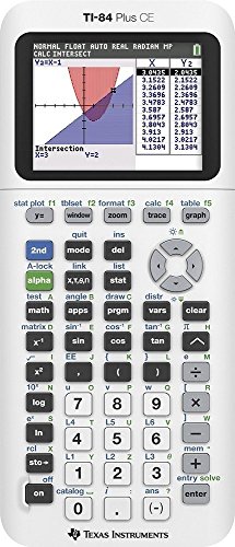 TEXAS-INSTRUMENTS-TI-84-PLUS-CE-SILVER-EDITION-DUMMIES-INCLUDED-WHITE