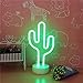 AIZESI Cactus Neon Lamp Cactus Kids Gifts,Cactus Neon Signs,Cactus Light Decor Cactus Home Party Decorative Lights for Birthday Party,Kids Room,Living Room,Wedding Party Decor(Cactus Green,Holder) ¡­