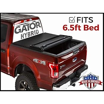 Amazon Com For 04 14 Ford F150 6 5ft Short Bed Aluminum Frame Hard Tri Fold Tonneau Cover Automotive