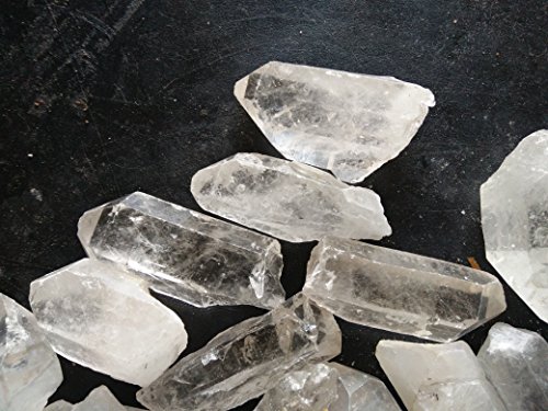 Natural Rough 2 lbs Crystal Quartz Point 2inch Size 20pcs up For Healing and Gift Use