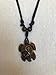 Dragonfly Turtle with Coqui Taino & Indian Sun, Tibetan Yak Bone Imitation Necklace