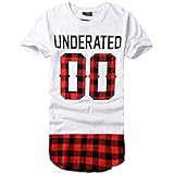 Men's Extended Tee Shirts Men t-shirt Hip Hop tshirt