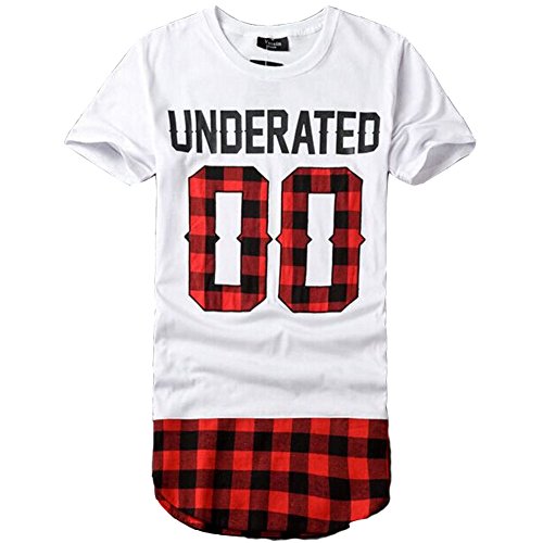 Men's Extended Tee Shirts Men t-shirt Hip Hop tshirt