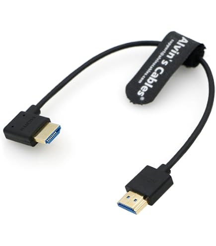 GINTOOYUN 4K HDMI Extension Cable 90 Up Angled Degree HDMI Male To Female Extension Cable 4K @60HZ HDMI Short Cable For HDTV,Blu-ray Player,Projector, Monitor,Home Theater,etc(Up Angle