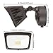 LEONLITE LED Dusk to Dawn Security Lights, Outdoor Flood Light with Photocell, 28W, 3400lm, Exterior Flood lights for Garage, Yard, IP65 Waterproof, ETL Listed, 100-277V, 5000K Daylight
