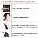 Emosa Luxury 100% Real Remy Human Hair Extensions Blonde Hair Dye(#613 Blonde,18inch,70g)