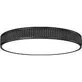 Z-Lite 1013F20-MB-LED Stari - 50W 1 LED Flush Mount-3 Inch Tall and 20.75 Inch Wide, Finish Color: Matte Black
