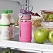 Bubba Flo Silicone Kids Water Bottle, 16 oz, Pink