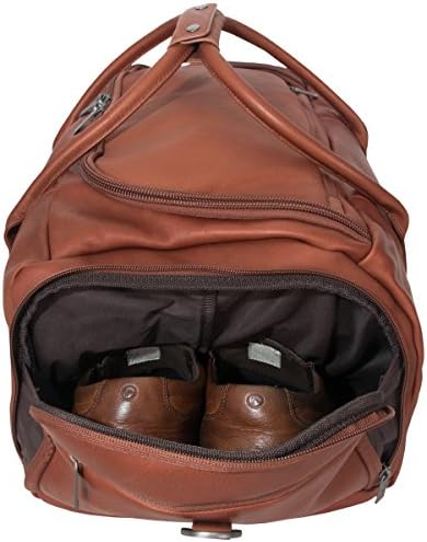 Kenneth Cole Reaction Duff Guy Colombian Leather 20" Single Compartment Top Load Travel Duffel Bag, Cognac 9 Kenneth Cole Reaction Duff Guy Colombian Leather 20" Single Compartment Top Load Travel Duffel Bag, Cognac