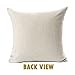 FOOZOUP Halloween Pumpkin Pillow Covers Bat Little Witch Element Decorative Outdoor Linen Throw Cushion Cases 18 x 18 inch for Home Couch Sofa Set of 4