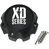 XD Series by KMC Wheels KMC XD Series 441 796 797 798 800 801 8 Lug Matte Flat Black Center Cap 1079L170-MB-8LUG