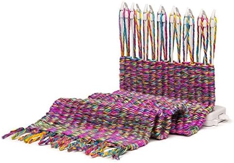 Weaving Loom Weaver Starter Kit Kids Wooden Toys (Purple)