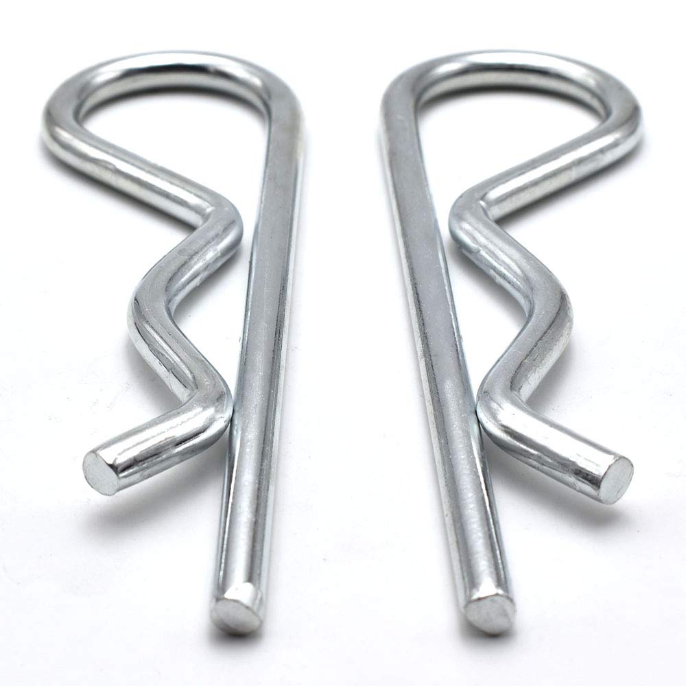 Photo 1 of *** 1 PACK *** M7 X 150 Stainless Steel Cotter Pin Hairpin Silver R Shape Spring Retaining Clip for for Fixing Objects (2 Pack)