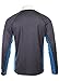 LAGUNA Men's UPF 50+ Lifeguard Loose-Fit Rashguard, Navy Heather/Hawaiian Ocean, X-Large