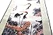 Abacus Chinese Silk Scroll / Picture Scroll / Wall Scroll - The Crane Pair Gaze Upon the Valley 30X100cm (S091 US)