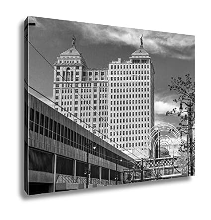 Amazon Com Ashley Canvas View Of The Liberty Building In Buffalo