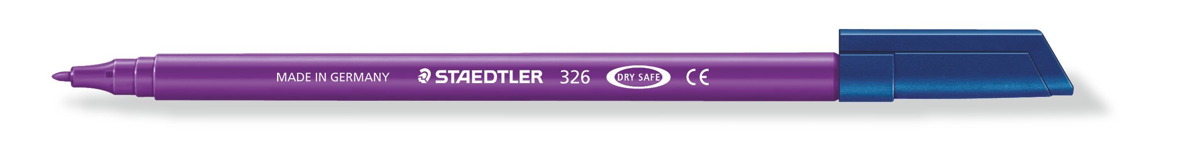Staedtler Noris Club 326–6 tip Approx. 1.0 mm, Washes Out, Pack of 10 in Cardboard Box, Purple