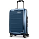 Samsonite Octiv Lightweight Hardshell 21-Inch Pro Carry-On Luggage - Durable &amp; Impact Resistant, 360&deg; Aero Trac Spinner Wheels, Adjustable Handle, Expandable Suitcase, TSA Approved Lock - Blue