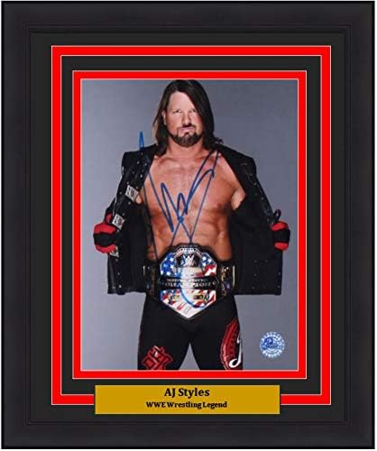 WWE Wrestling Framed and Matted Photo 
