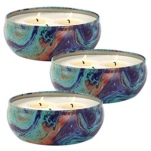 Citronella Candles Set 3, Scented Candles Natural Soy Wax Tin, 2530