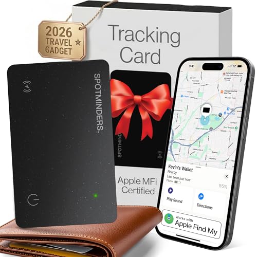 spotminders Wallet Tracker Card for Apple Find My
