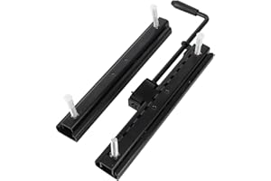 2PCS Seat Slider Track, Strong Strength Adjustable Seat Sliding Fit For Go Kart Four Wheel Off Road ATV UTV racing seat