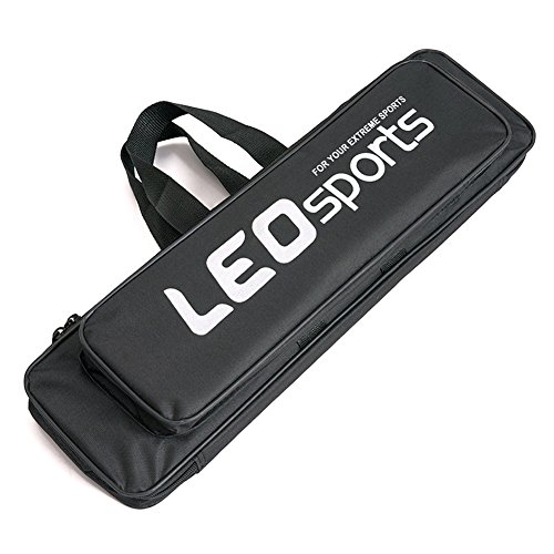 lennonsi Kleine Allround Rutentasche, Angeltasche Angeltaschen Rutentaschen 600D Oxford Cloth, Schwarz (80cm)