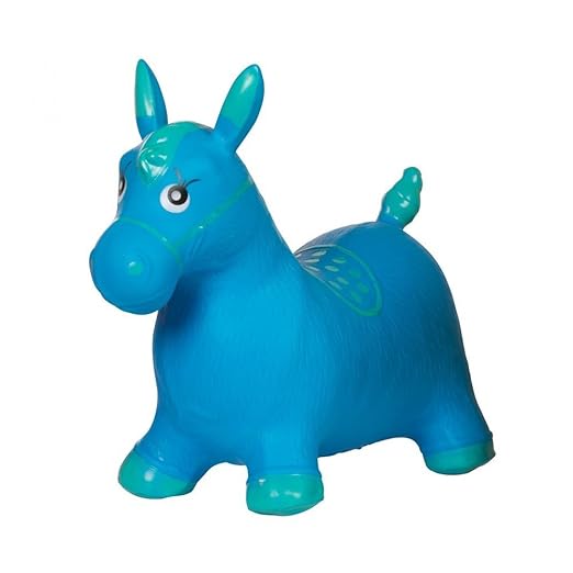 Ballon saltador caballo niño azul pogo juguete bebé: Amazon.es: Hogar