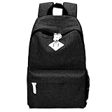 Canvas Backpack, Bagerly Casual Laptop School Bag Satchel Dayback
