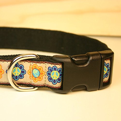 3/4" World Peace Medium Hemp Collar