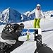 HUO ZAO Winter Snow Ski Gloves for Men Boys Outdoor Cycling Snowboarding Camping Black