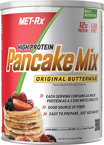 Met-rx high protein pancake mix, original buttermilk, 2…