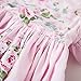 Bcaur Girls' 2T-12 Cotton Floral Dress Summer Backless Casual Sundress,Pink,4T