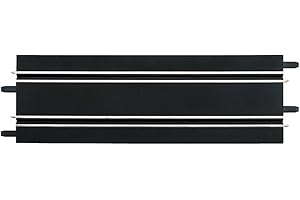 Carrera GO!!! 61602 Straight Track Expansion Accessory Pack - includes Two 13.46” Pieces - For Use With 1:43 Scale GO!!! Slot Car Racetrack Systems