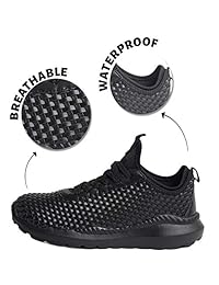 Urban Fit Men's Sneakers Waterproof Ultra Lightweight Breathable Athletic Running Walking Gym Shoes