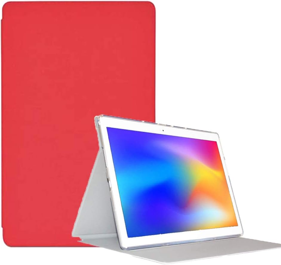 RLTech Case for Alldocube X Neo Slim Lightweight Smart Shell Folio Cover with Stand Function for Alldocube X Neo 10.5 inch Tablet (Red)