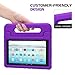 MoKo Case for All-New Amazon Fire HD 10 Tablet (7th Generation, 2017 Release) - Kids Shock Proof Convertible Handle Light Weight Super Protective Stand Cover Case for Fire HD 10.1 Inch Tablet, PURPLE