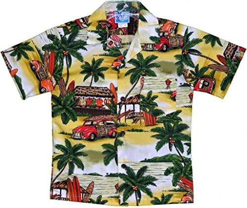 Woodie Shirt Boys Hawaiian Shirts - Aloha Shirt - Hawaiian Clothing