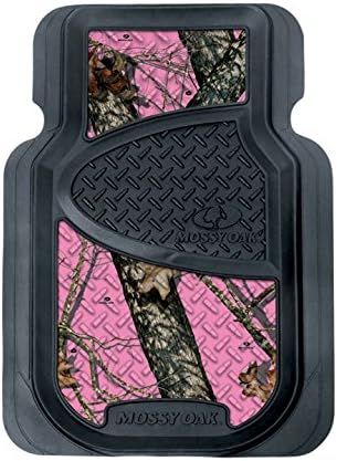 Spg Auto MFM4110 Mossy Oak Floormats Black &amp; Pink Camo