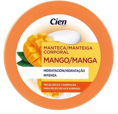 Cien Body Butter 400ml Mango Intensive Hydration Dry Normal Skin Care