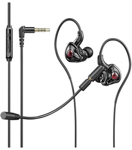 Amazon.com: QJF Gaming Earbuds with Mic, in-Ear Gaming Headphones