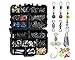 iLure Fishing Accessories Kit with Tackle Box Set 177pcs Including Swivel Slides Ball Bearing Rolling Snap Barrel Jig Hook
