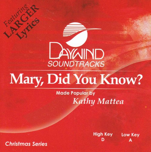 Photo 1 of Mary Did You Know? [Accompaniment/Performance Track]