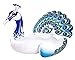 Hoovy Peacock Floats for Kids & Adults | Jumbo Pool Floats for Summer & Beach Party | Giant Animal Lounge Toys for Pools, Lakes, Ocean & Outdoor Use | Stable Boat Floaties for Adult & Baby Lounge