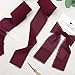 DORIS HOME Burgundy Chiffon Ribbon for Flower Bouquet, 2