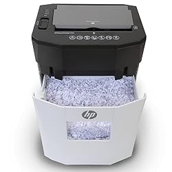 HP - Paper Shredder Micro Cut, 80-Sheet Auto