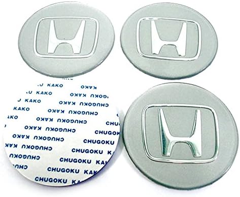 4pcs Honda Sticker Acrylic Size 57mm. Emblem Decal Logo