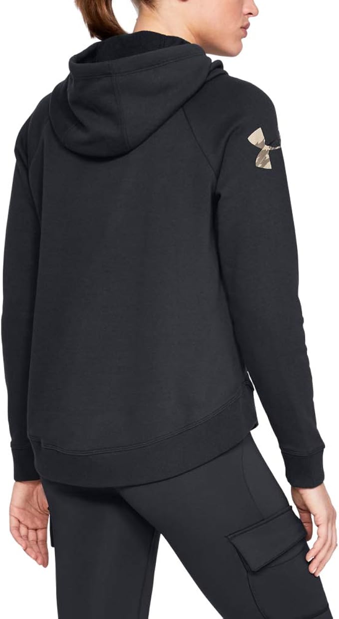 under armour women's favorite fleece camo logo hoodie