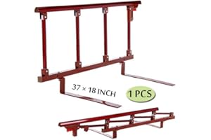 Bed Side Rails for Elderly Adults Safety Assist Railing Cane Seniors Bed Guard Rail Slides Under Mattress Bedside Handle Grab